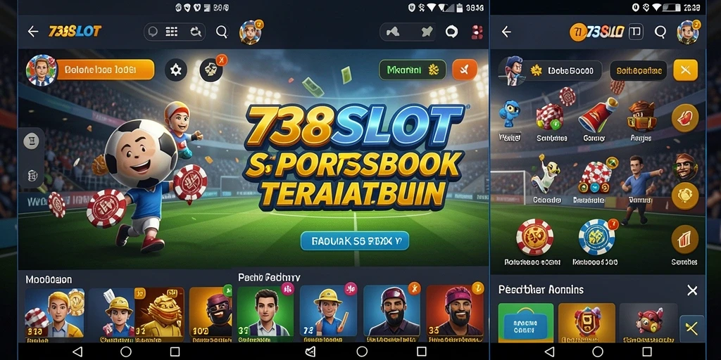 Tampilan gameplay 738SLOT yang menarik dan interaktif.