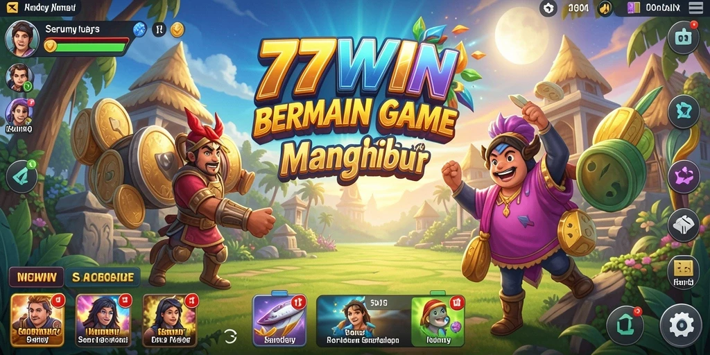 Screenshot gameplay <strong>77WIN</strong> menunjukkan keseruan dan tantangan yang menarik.
