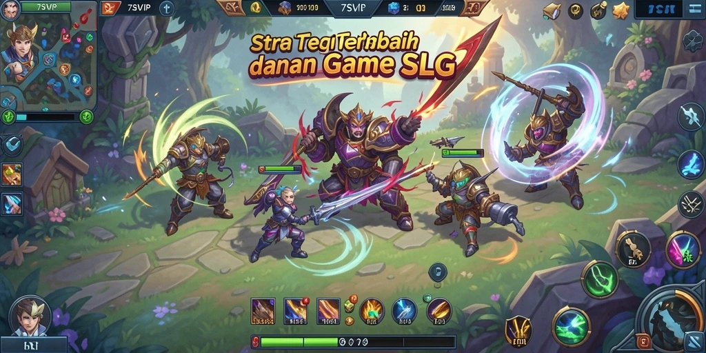 Tampilan gameplay 7SVIP yang menakjubkan dengan strategi dan pertempuran epik.