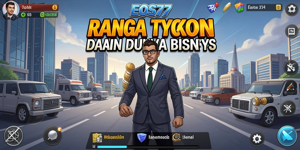 Tampilan gameplay EOS77 dengan pengalaman tycoon yang mendebarkan.