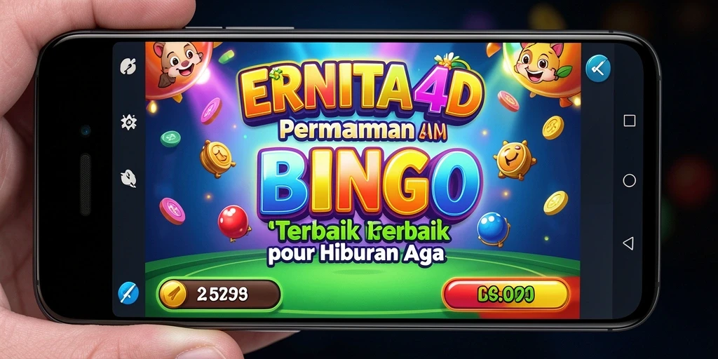 Tampilan seru gameplay Bingo di ERNITA4D dengan interaksi pemain.
