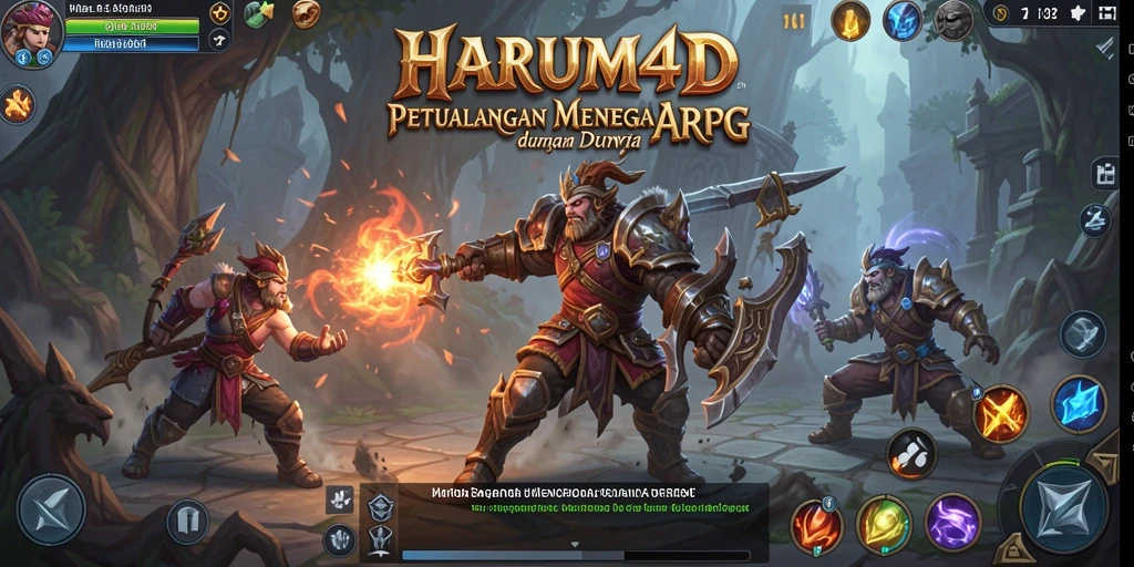 Tampilan menarik dari gameplay ARPG yang menegangkan.
