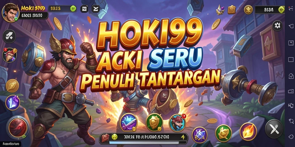 Screenshot utama HOKI99 menampilkan aksi intens dalam gameplay.