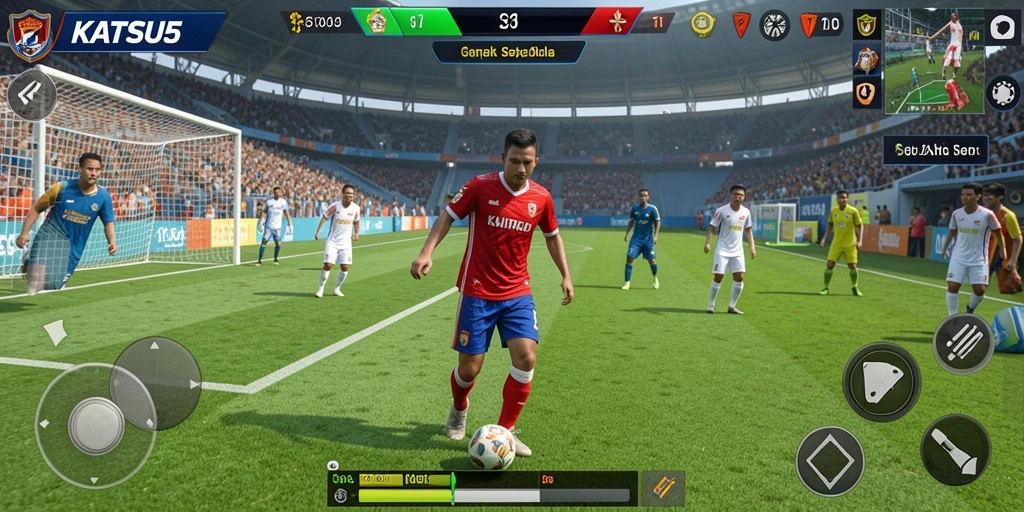 Gameplay intens dan seru di KATSU5