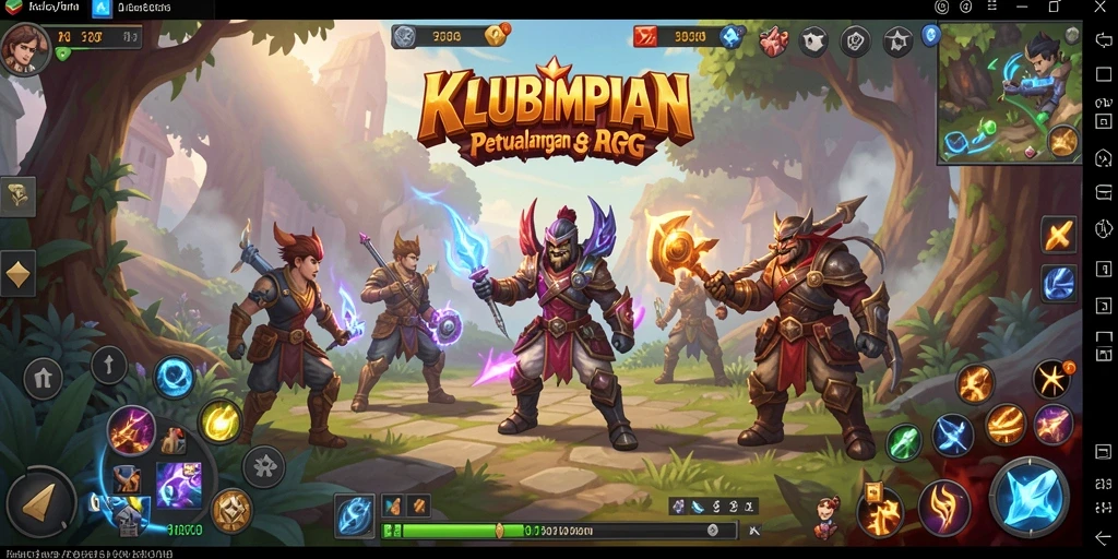 Tangkapan layar gameplay <strong>KLUBIMPIAN</strong> yang penuh aksi dan petualangan.