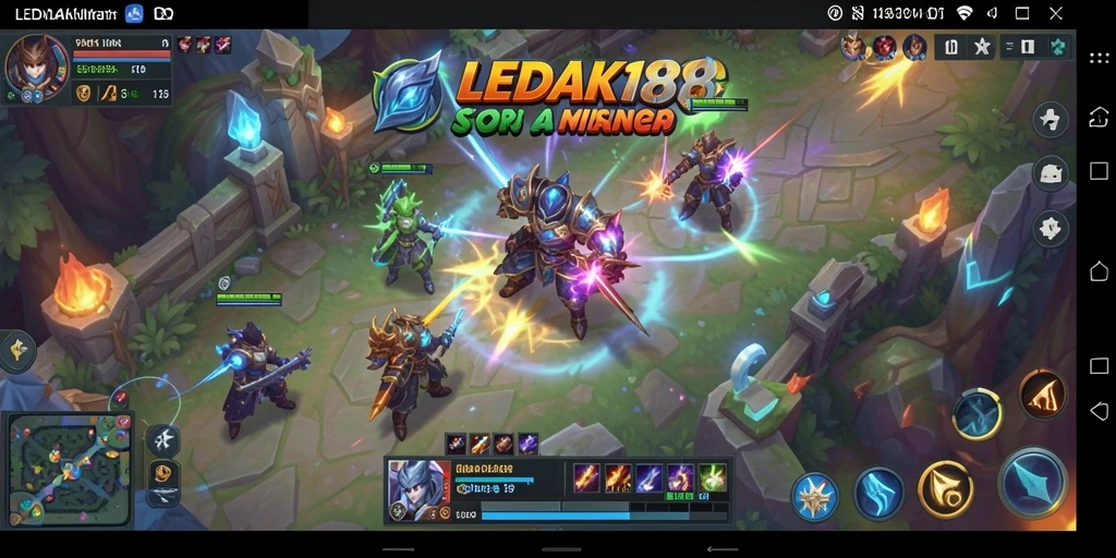 Tampilkan gameplay seru dari LEDAK188 di arena MOBA.