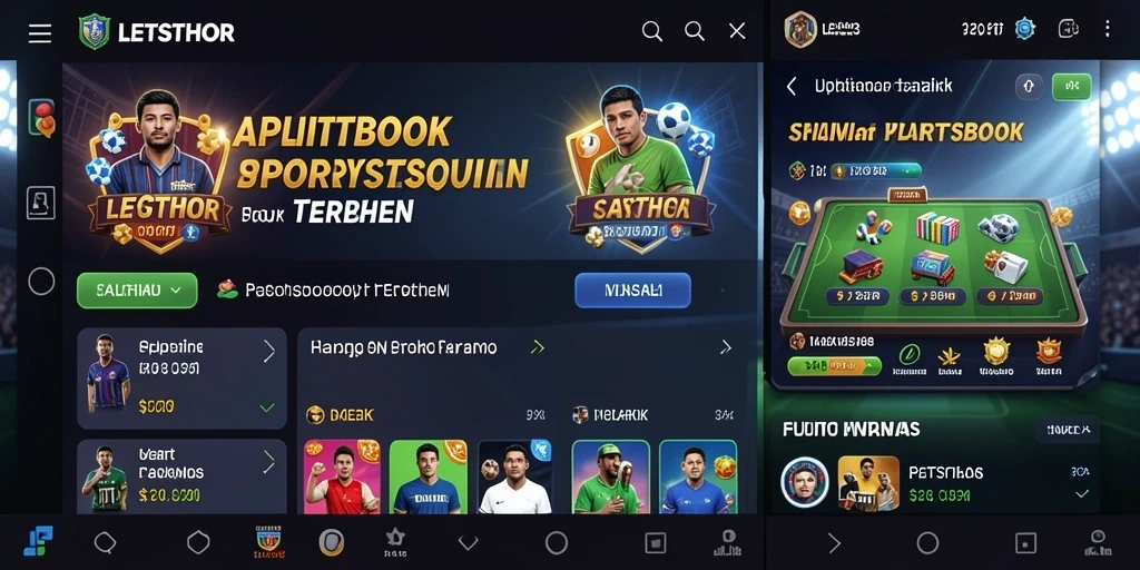 Tangkapan layar LETSTHOR menampilkan antarmuka taruhan yang menarik.
