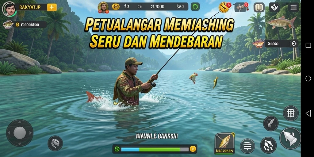 Tangkapan ikan besar dalam gameplay RAKYATJP yang menegangkan.