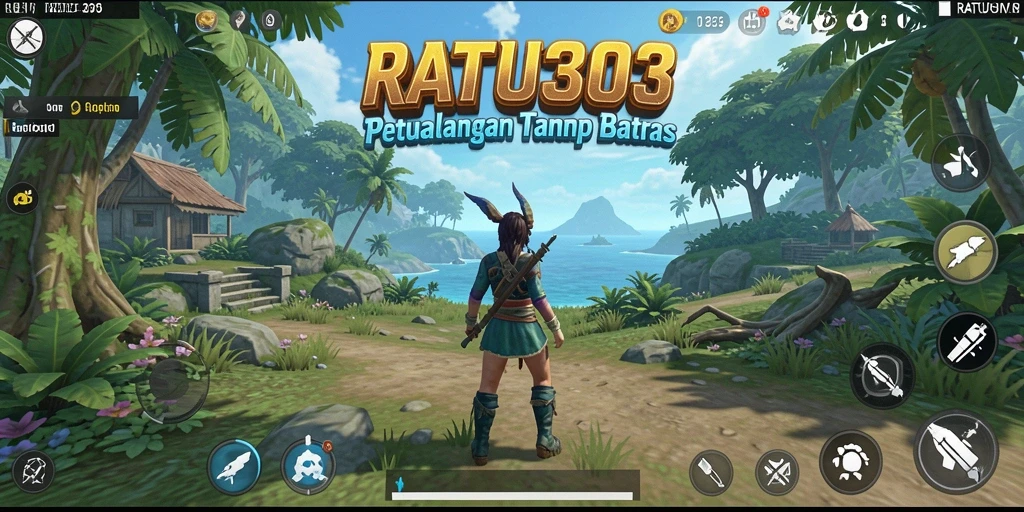 Tampilan gameplay epik di dunia terbuka RATU303 yang menakjubkan.