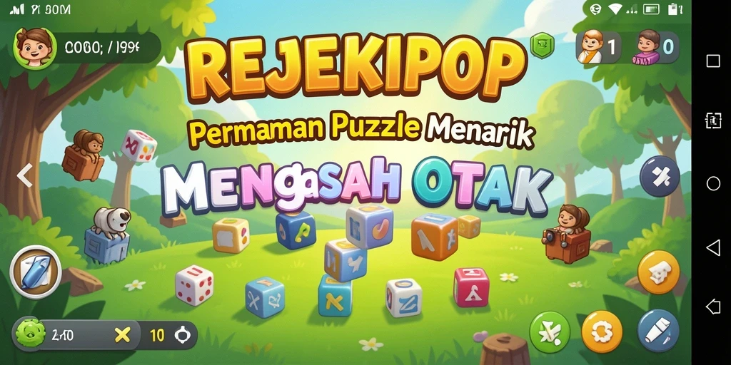 Tampilan menarik dalam gameplay REJEKIPOP yang menantang.