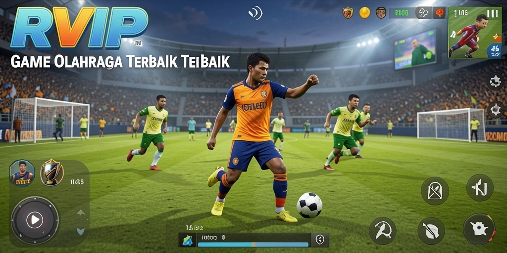 Gameplay seru dari RVIP dengan aksi olahraga yang mendebarkan.