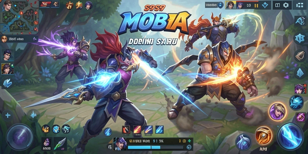 Screenshot gameplay S9S9 yang memperlihatkan aksi seru dalam pertempuran.