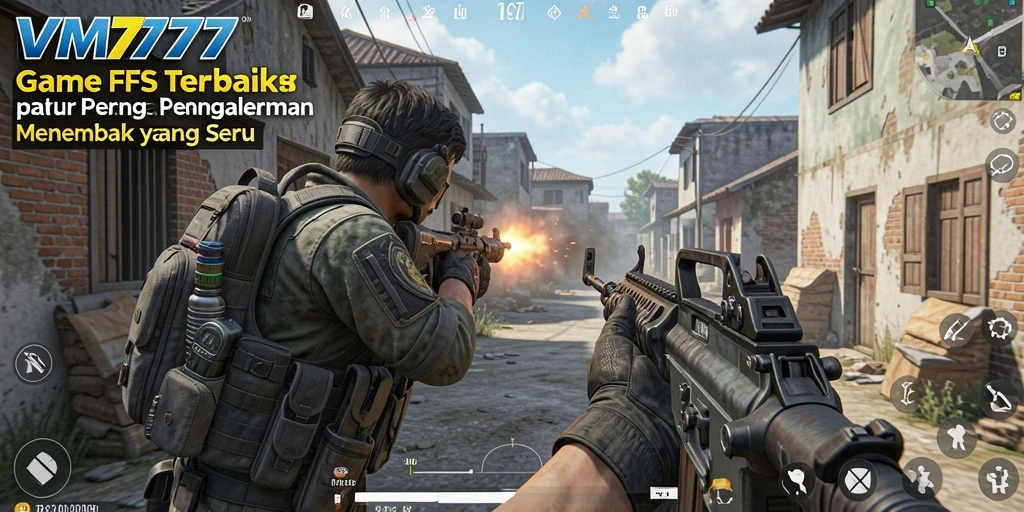 Tangkapan layar gameplay VM777 menampilkan aksi tembak-menembak yang mendebarkan.