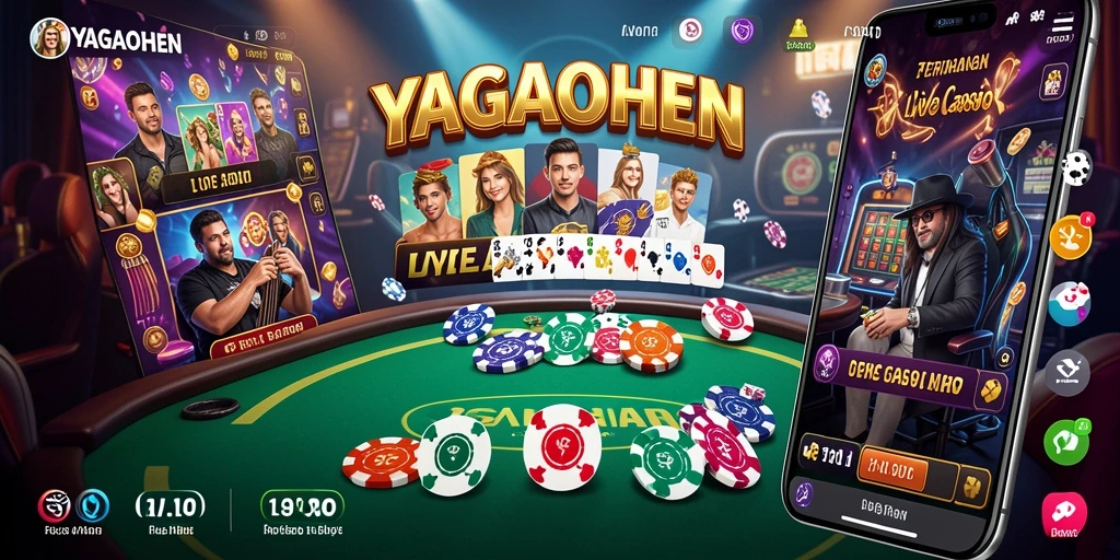 Gameplay menarik di YAGAOHEN dengan dealer langsung.